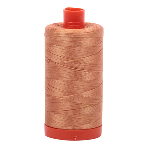 Aurifil embroidery thread spool in Caramel (2210) - 50wt 1300m
