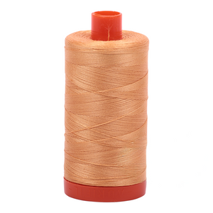 Aurifil embroidery thread spool in Golden Honey (2214) - 50wt 1300m