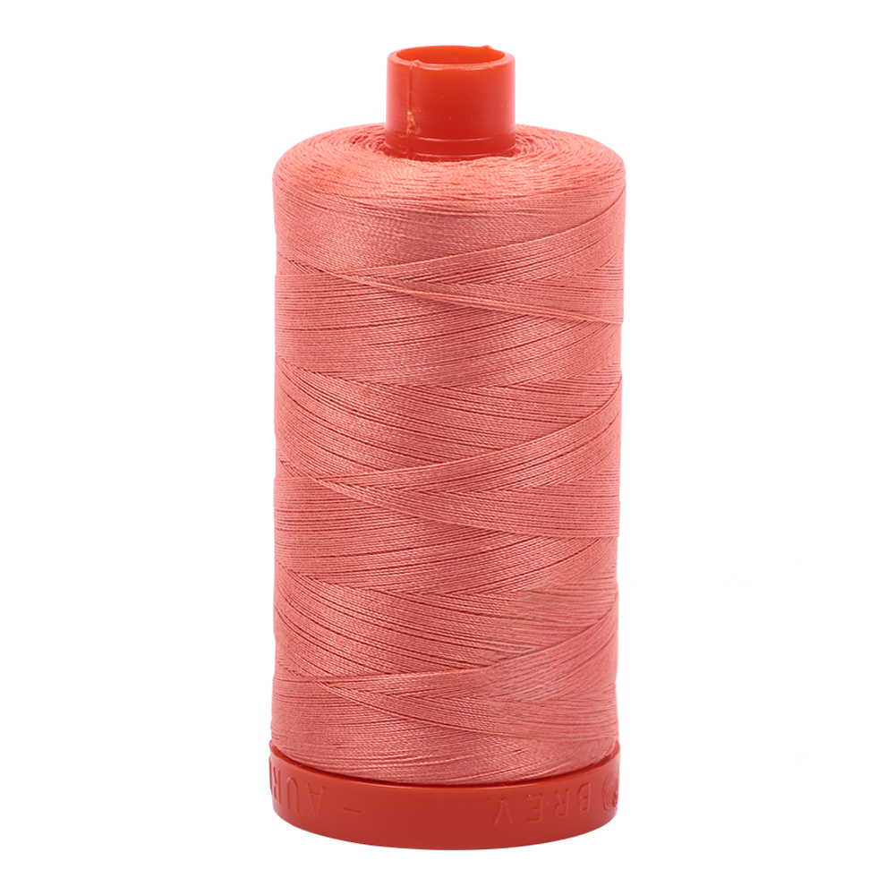 Aurifil embroidery thread spool in Lt Salmon (2220) - 50wt 1300m