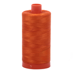 Aurifil 50wt thread, 1300m spool, Orange shade 2235