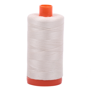 Aurifil Thread 50wt 1300m Silver White 2309