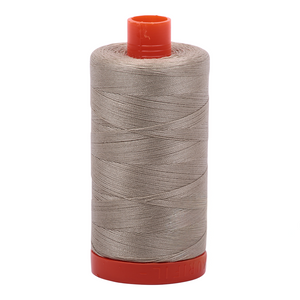 Aurifil embroidery thread spool in Stone (2324) - 50wt 1300m