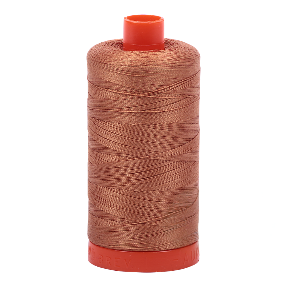Aurifil embroidery thread spool in Lt Chestnut (2330) - 50wt 1300m