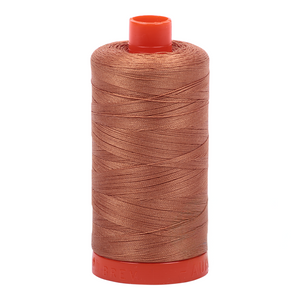 Aurifil embroidery thread spool in Lt Chestnut (2330) - 50wt 1300m