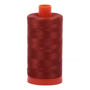 Aurifil embroidery thread spool in Copper (2350) - 50wt 1300m