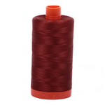 Aurifil 50wt thread, 1300m spool, Rust shade 2355