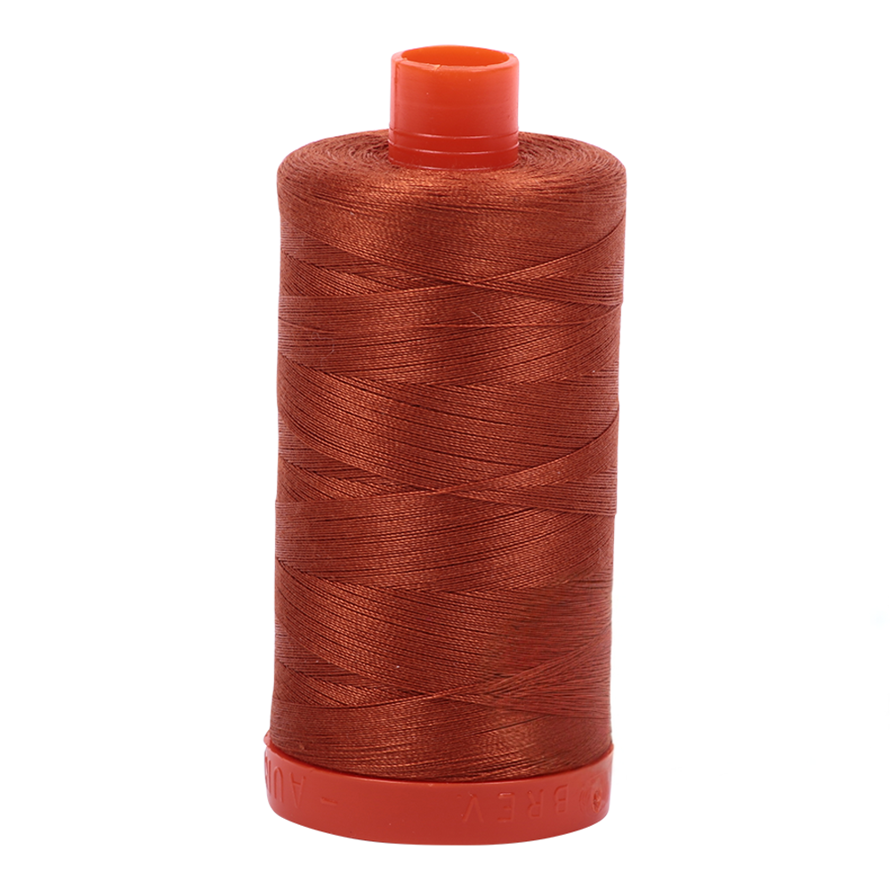 Aurifil embroidery thread spool in Cinnamon Toast (2390) - 50wt 1300m