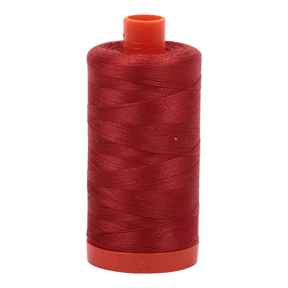 Aurifil embroidery thread spool in Pumpkin Spice (2395) - 50wt 1300m