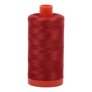 Aurifil embroidery thread spool in Pumpkin Spice (2395) - 50wt 1300m