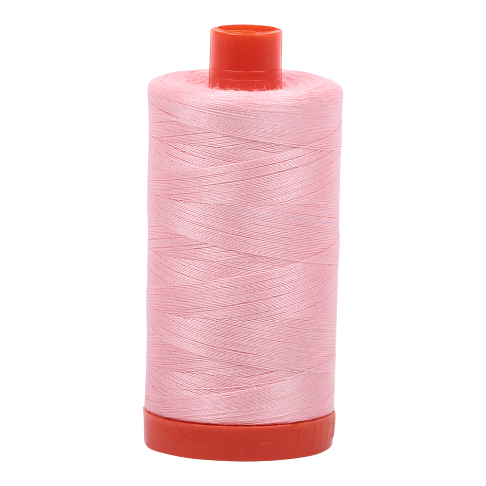Aurifil embroidery thread spool in Blush (2415) - 50wt 1300m