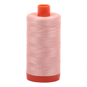 Aurifil embroidery thread spool in Light Blush (2420) - 50wt 1300m