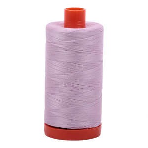 Aurifil embroidery thread spool in Lt Lilac (2510) - 50wt 1300m