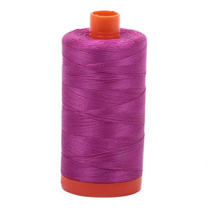 Aurifil embroidery thread spool in Magenta (2535) - 50wt 1300m