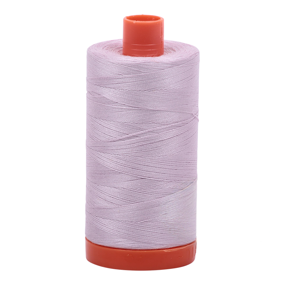 Aurifil embroidery thread spool in Pale lilac (2564) - 50wt 1300m