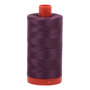 Aurifil embroidery thread spool in Mulberry (2568) - 50wt 1300m