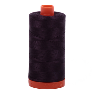 Aurifil Thread 50wt 1300m Aubergine 2570 *