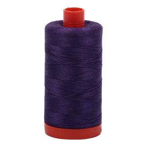Aurifil embroidery thread spool in Dk Violet (2582) - 50wt 1300m