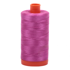 Aurifil embroidery thread spool in Lt Magenta (2588) - 50wt 1300m