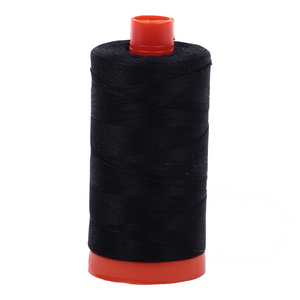 Aurifil Thread 50wt 1300m Black 2692