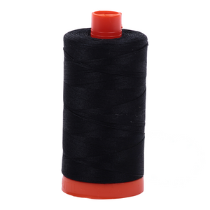 Aurifil Thread 50wt 1300m Black 2692