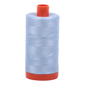 Aurifil Thread 50wt 1300m Light Robins Egg 2710