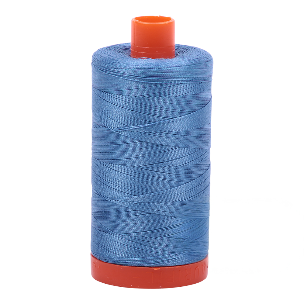 Aurifil embroidery thread spool in Lt Wedgewood (2725) - 50wt 1300m