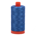 Aurifil embroidery thread spool in Delft Blue (2730) - 50wt 1300m
