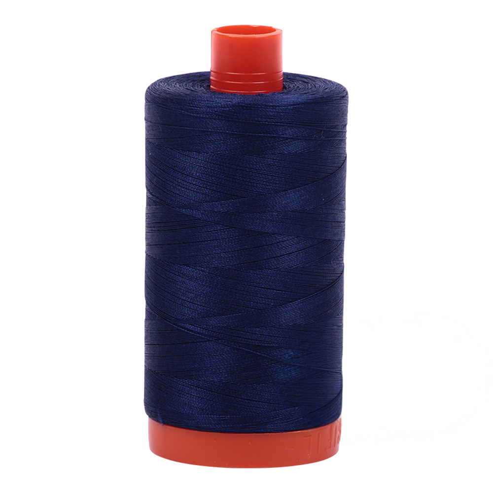 Aurifil embroidery thread spool in Midnight (2745) - 50wt 1300m