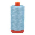 Aurifil embroidery thread spool in Light Grey Turquoise (2805) - 50wt 1300m