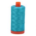 Aurifil embroidery thread spool in Turquoise (2810) - 50wt 1300m