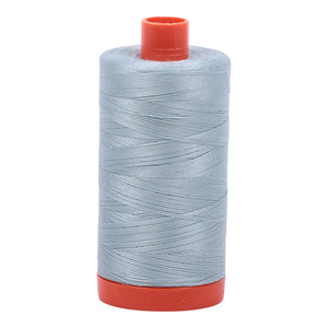 Aurifil Thread 50wt 1300m Bright Grey Blue 2847