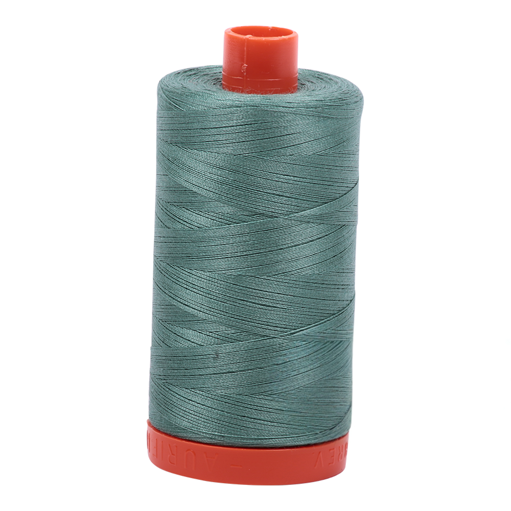 Aurifil embroidery thread spool in Med Juniper (2850) - 50wt 1300m