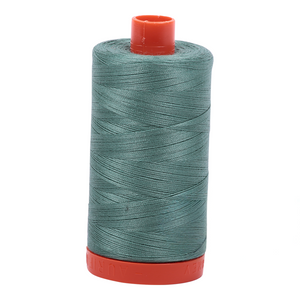 Aurifil embroidery thread spool in Med Juniper (2850) - 50wt 1300m