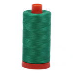 Aurifil embroidery thread spool in Emerald (2865) - 50wt 1300m