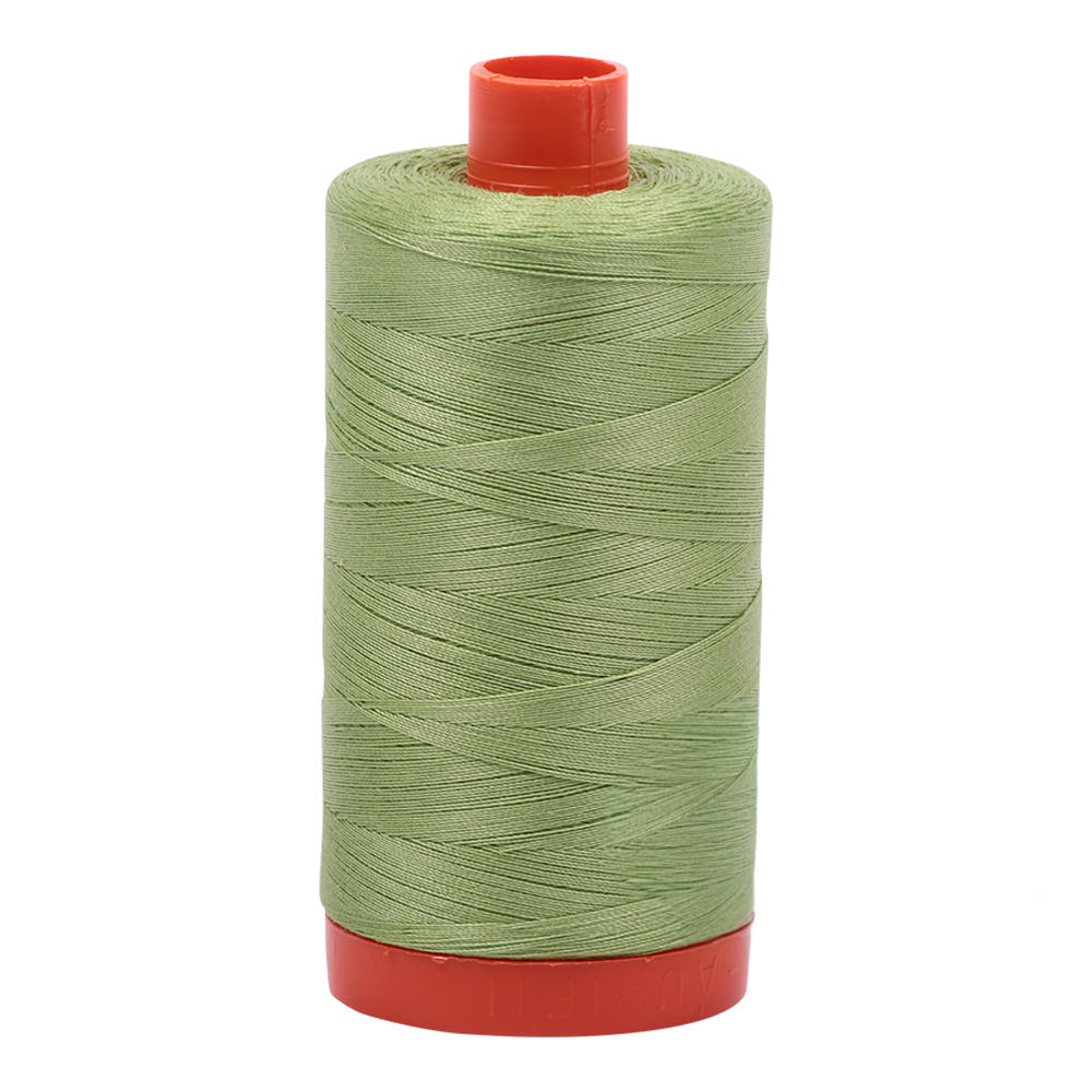 Aurifil embroidery thread spool in Light Fern (2882) - 50wt 1300m
