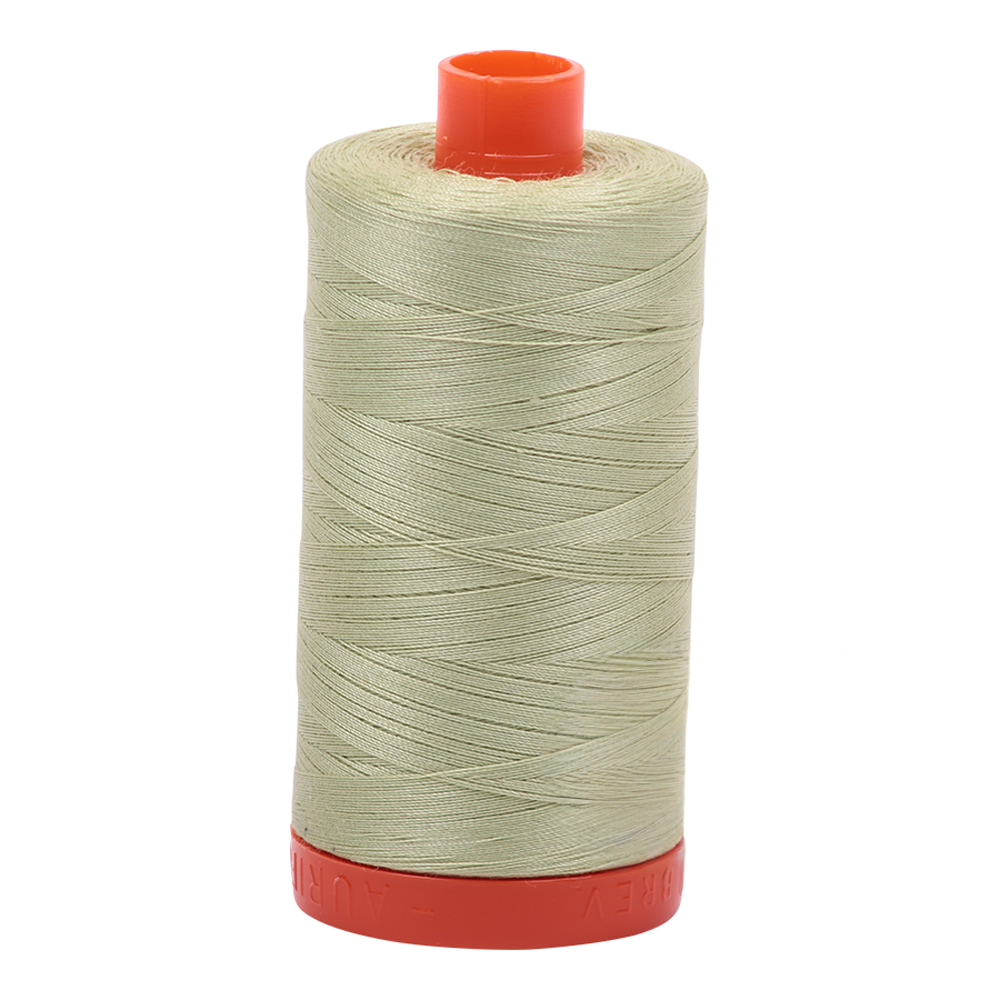 Aurifil embroidery thread spool in Lt Avocado (2886) - 50wt 1300m