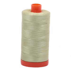 Aurifil embroidery thread spool in Lt Avocado (2886) - 50wt 1300m