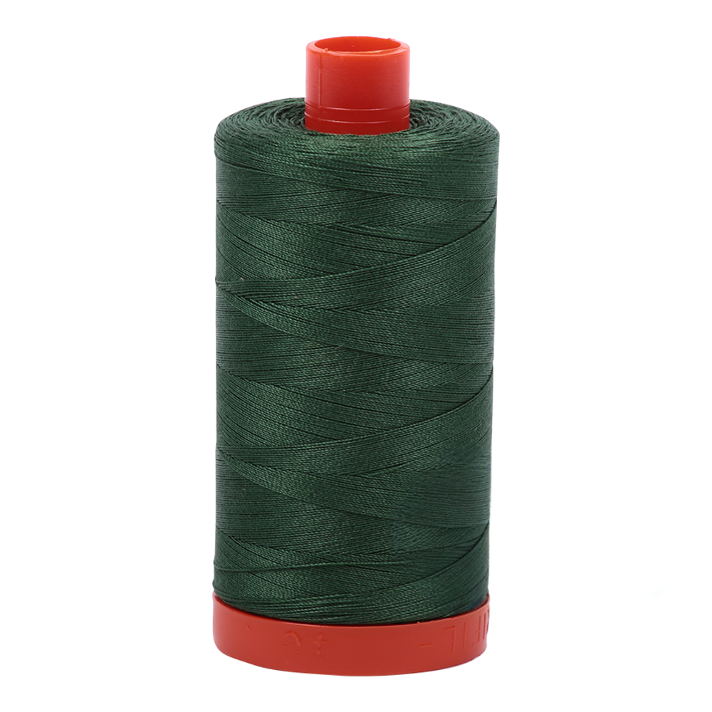 Aurifil 50wt thread, 1300m spool, Pine shade 2892