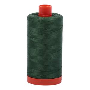Aurifil 50wt thread, 1300m spool, Pine shade 2892