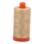 Aurifil embroidery thread spool in Very Light Brass (2915) - 50wt 1300m