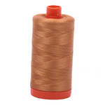Aurifil 50wt thread, 1300m spool, Golden Toast shade 2930