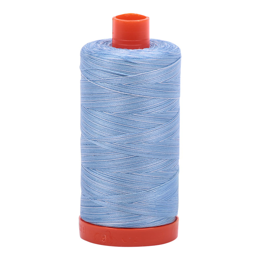 Aurifil embroidery thread spool in Stone Washed Denim (3770) - 50wt 1300m