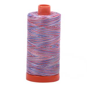 Aurifil Thread 50wt 1300m Variegated Liberty 3852