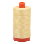 Aurifil embroidery thread spool in Lemon Ice (3910) - 50wt 1300m