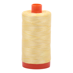 Aurifil embroidery thread spool in Lemon Ice (3910) - 50wt 1300m