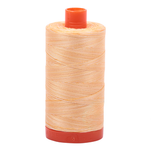 Aurifil Thread 50wt 1300m Variegated Golden Glow 3920