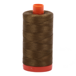 Aurifil 50wt thread, 1300m spool, Dark Olive shade 4173