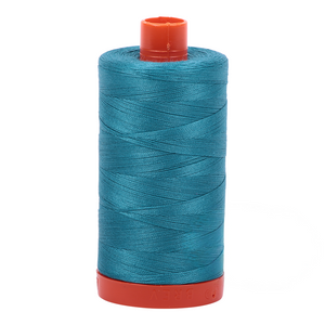 Aurifil Thread 50wt 1300m Dark Turquoise 4182