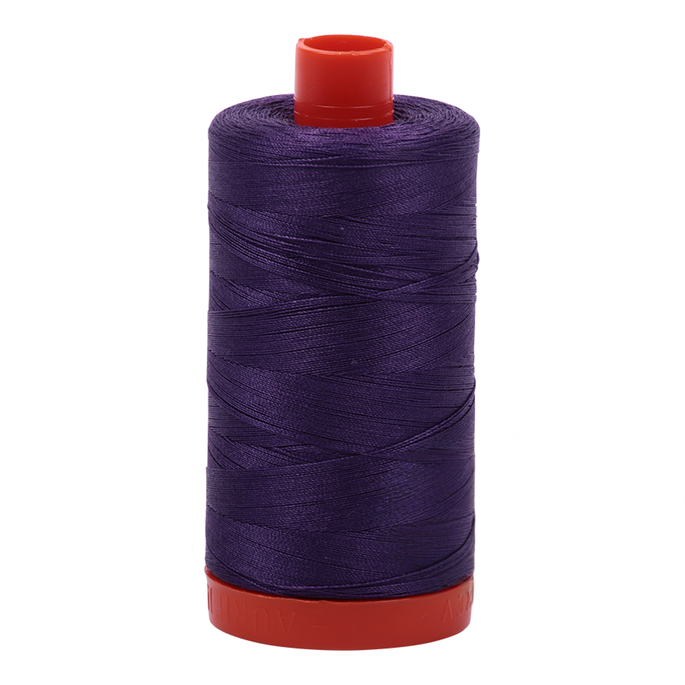 Aurifil embroidery thread spool in Eggplant (4225) - 50wt 1300m