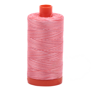 Aurifil Thread 50wt 1300m Variegated Flamingo 4250